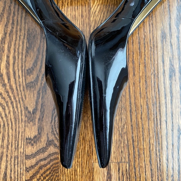 Nine West Patent Stiletto Heels - Black -  Sz 6 - Picture 11 of 16